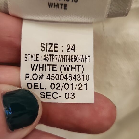 White Joe's jeans "ozzie" cut off jean shorts size 24! - Picture 8 of 12